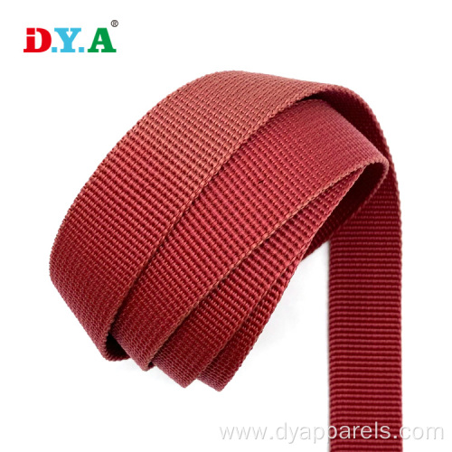 Patterned 25mm Purple Red PP Polypropylene Webbing